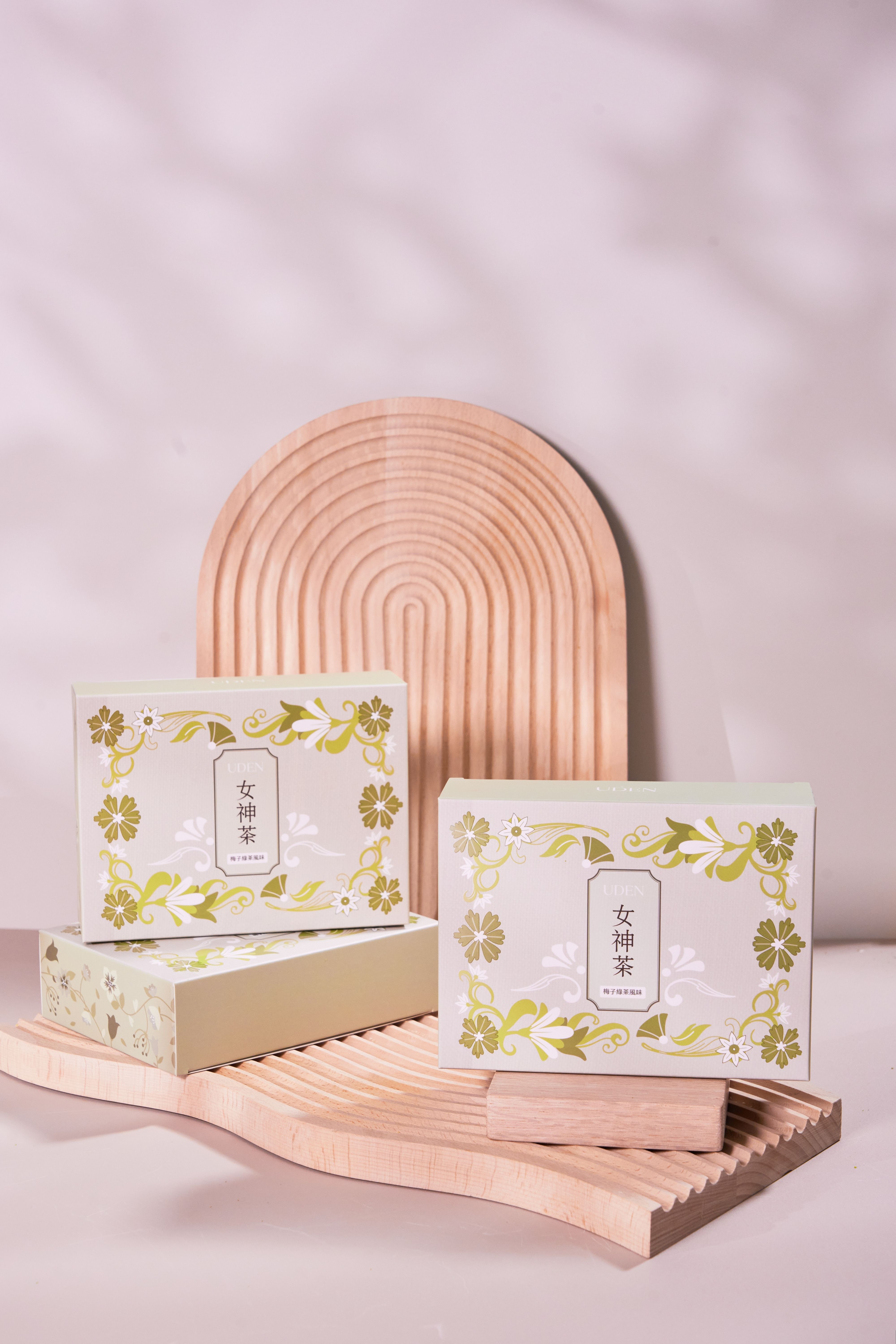 UDEN 女神茶5ml*15包/盒 #梅子綠茶風味